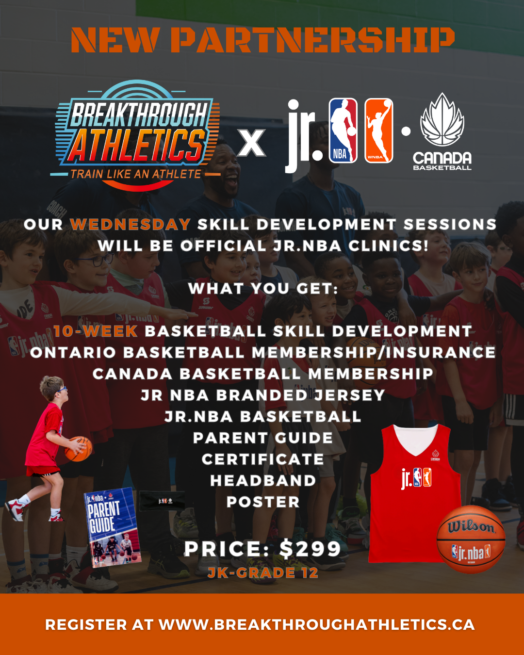 JR.NBA/WNBA Wednesday Skill Developement